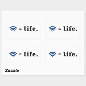 Sticker Rectangulaire Connexion vitale (Feuille)