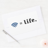 Sticker Rectangulaire Connexion vitale (Enveloppe)