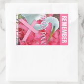 Sticker Rectangulaire Conscience rose (Sac)