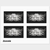Sticker Rectangulaire Conserver la foi (Feuille)