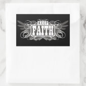 Sticker Rectangulaire Conserver la foi (Sac)