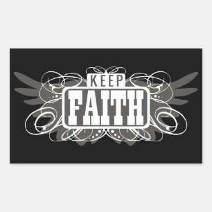 Sticker Rectangulaire Conserver la foi