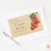 Sticker Rectangulaire Consommation de tomate (Enveloppe)