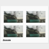 Sticker Rectangulaire Constellation USS (Feuille)