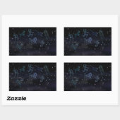 Sticker Rectangulaire Constellations (Feuille)