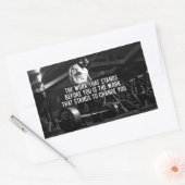 Sticker Rectangulaire "Construction du corps" Motivation de l'entraîneme (Enveloppe)