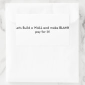 Sticker Rectangulaire Construisons-le. (Sac)