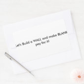 Sticker Rectangulaire Construisons-le. (Enveloppe)