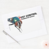 Sticker Rectangulaire Contrôle des parasites (Enveloppe)