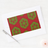 Sticker Rectangulaire Cookie de Noël (Enveloppe)