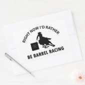 Sticker Rectangulaire Cool BARREL RACING conceptions (Enveloppe)