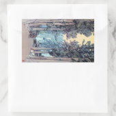 Sticker Rectangulaire Cool japonais classique Hiroshi Tada peinture fore (Sac)