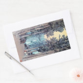 Sticker Rectangulaire Cool japonais classique Hiroshi Tada peinture fore (Enveloppe)