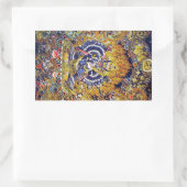 Sticker Rectangulaire Cool oriental tangka Yamantaka mort dieu tatouage (Sac)