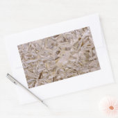 Sticker Rectangulaire Cool OSB Construction Plywood Texture Imprimer (Enveloppe)