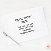 Sticker Rectangulaire Cool Story, Bro (Enveloppe)