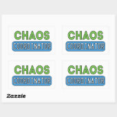 Sticker Rectangulaire Coordinateur du Chaos (Feuille)
