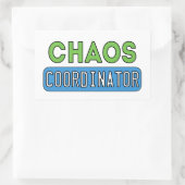 Sticker Rectangulaire Coordinateur du Chaos (Sac)