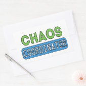 Sticker Rectangulaire Coordinateur du Chaos (Enveloppe)