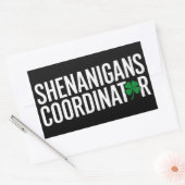 Sticker Rectangulaire Coordonnateur de farces de la Saint-Patrick (Enveloppe)