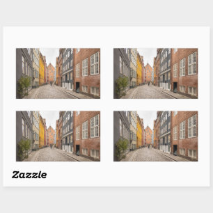 Sticker Rectangulaire Copenhague Danemark