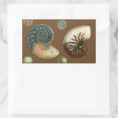 Sticker Rectangulaire Coque de cacao (Sac)