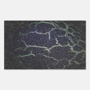 Sticker Rectangulaire coque écrasante