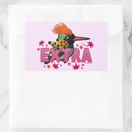 Sticker Rectangulaire Coquette Tufted est *EXTRA* (Sac)