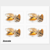 Sticker Rectangulaire Coquille (Feuille)