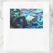 Sticker Rectangulaire Coquille de paua (Sac)