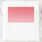 Sticker Rectangulaire Coral Ombre (Sac)