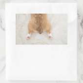 Sticker Rectangulaire corgi butt (Sac)