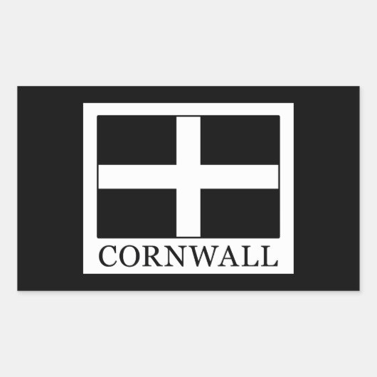 Sticker Rectangulaire Cornouailles (Devant)