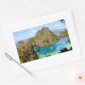 Sticker Rectangulaire Coron Travel (Enveloppe)