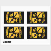 Sticker Rectangulaire Corps d'instruction des officiers de réserve du RO (Feuille)