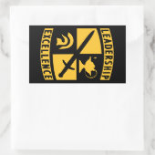 Sticker Rectangulaire Corps d'instruction des officiers de réserve du RO (Sac)