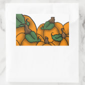 Sticker Rectangulaire Correctif citrouille (Sac)
