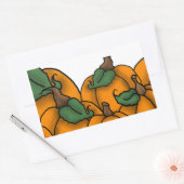 Sticker Rectangulaire Correctif citrouille (Enveloppe)