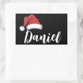 Sticker Rectangulaire Correspondance famille Noël Noël Noël Noël Nom per (Sac)