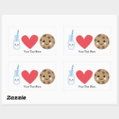 Sticker Rectangulaire Correspondance parfaite (Feuille)