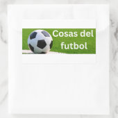 Sticker Rectangulaire Cosas del futbol (Sac)