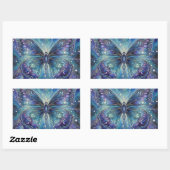 Sticker Rectangulaire CosmicButterFlyFantaisie (Feuille)
