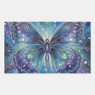 Sticker Rectangulaire CosmicButterFlyFantaisie