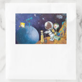 Sticker Rectangulaire cosmos (Sac)