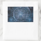 Sticker Rectangulaire Cosmos Arrière - plan 001 - Calendrier 2015 (Sac)