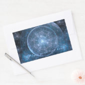 Sticker Rectangulaire Cosmos Background (Enveloppe)