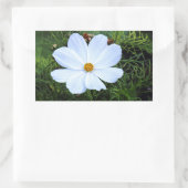 Sticker Rectangulaire Cosmos blancs (Sac)