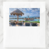 Sticker Rectangulaire Costa Maya, Mexique (Sac)