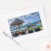 Sticker Rectangulaire Costa Maya, Mexique (Enveloppe)