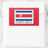 Sticker Rectangulaire Costa Rica (Sac)